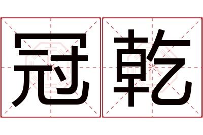 冠名字意思